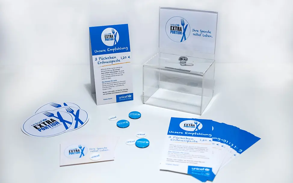 Extraportions-Materialien im Überblick