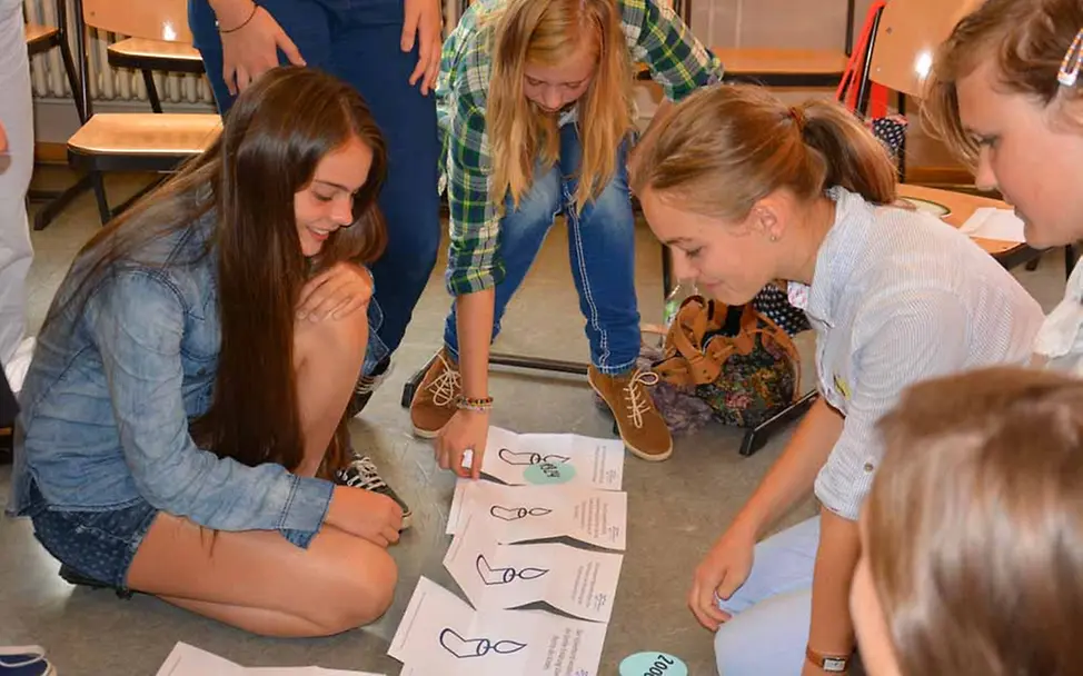 UNICEF-JuniorTeams Schwerin | ©UNICEF/Sedlmayr Vorbereitung auf Treffen mit Bundespräsident Gauck
