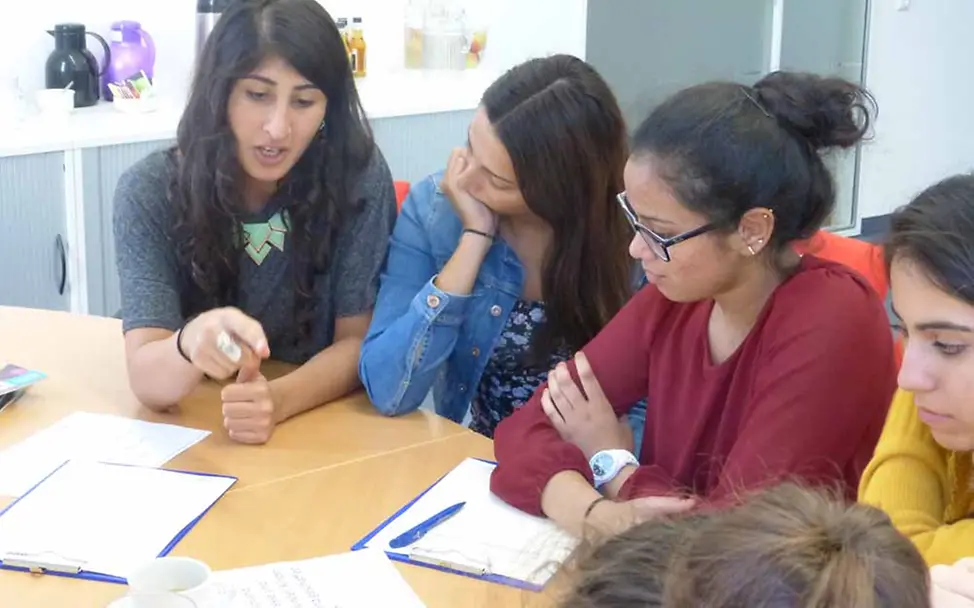 Vorbereitungsworkshop in Köln | © UNICEF/Kleeb Vorbereitung auf Treffen mit Bundespräsident Gauck