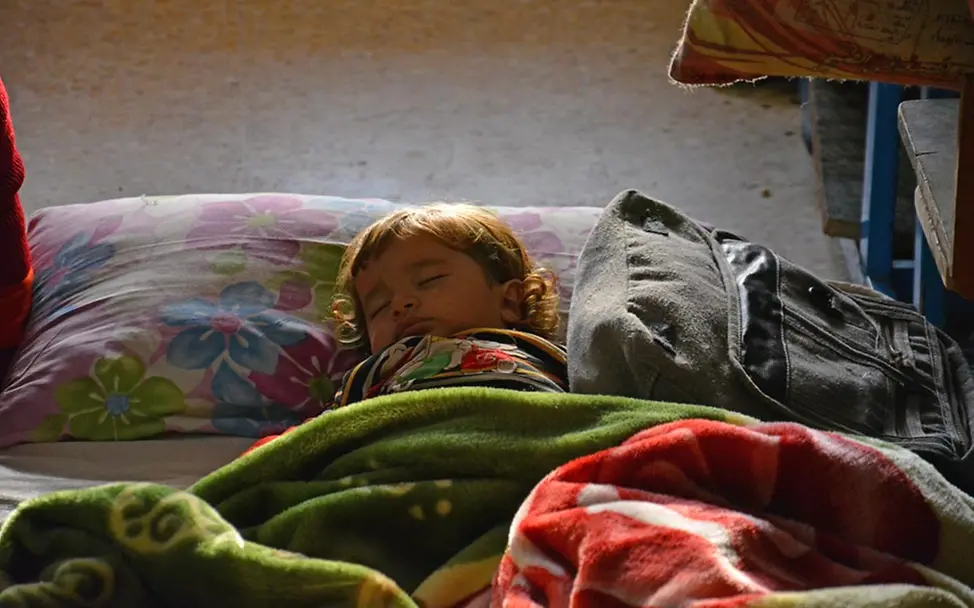 Dinja wurde am Tag der Vertreibung geboren | ©UNICEF/Tarneden Nordirak: Leben im Krieg