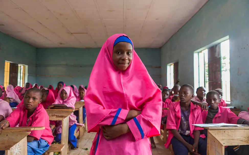 Nailatu aus Nigeria geht in die Grundschule | © Andrew Esiebo Alexander Gerst: Bildung für Kinder