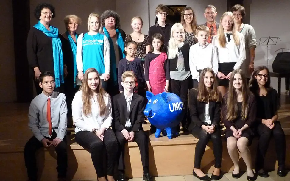 Gruppenfoto Benefizkonzert © UNICEF-AG Landshut/Karin Erbe