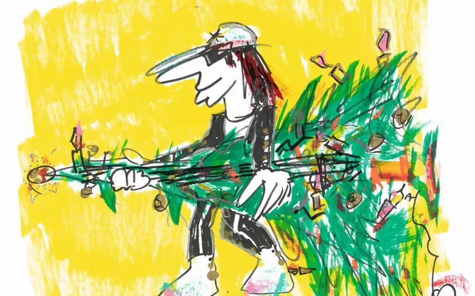 Weihnachtskarte Udo Lindenberg | © UNICEF Udo Lindenberg: Weihnachtskarte für UNICEF