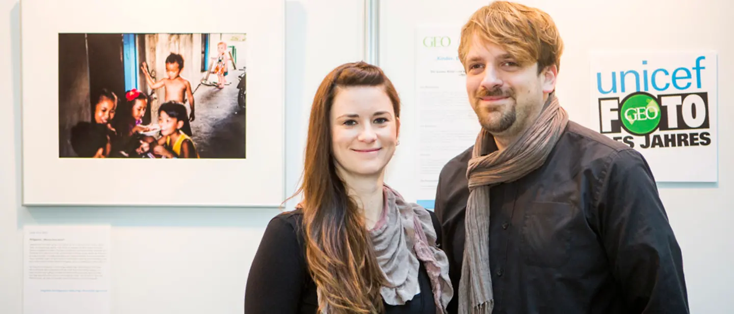 Insa Hagemann und Stefan Finger | © UNICEF DT/Julia Zimmermann UNICEF-Foto des Jahres 2014: Die Preisträger