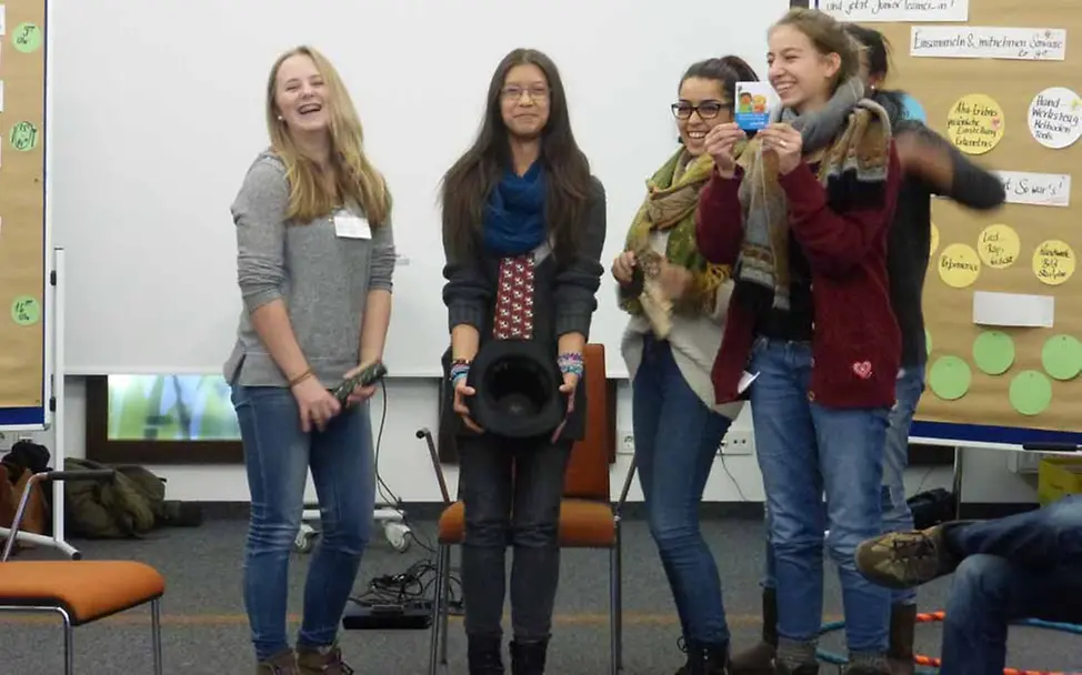 Die Kinderrechte stehen im Mittelpunkt | © UNICEF/Kleeb UNICEF-JuniorTeamer