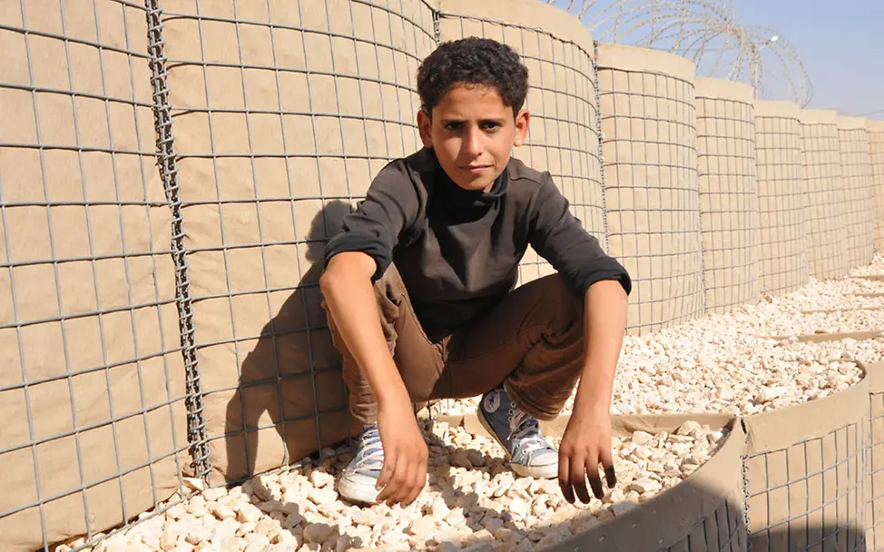 Ahmad im Za'atari Camp in Jordanien. | © UNICEF DT/2014/Charbonneau Syrische Flüchtlinge: Ahmad im Za'atari Camp in Jordanien
