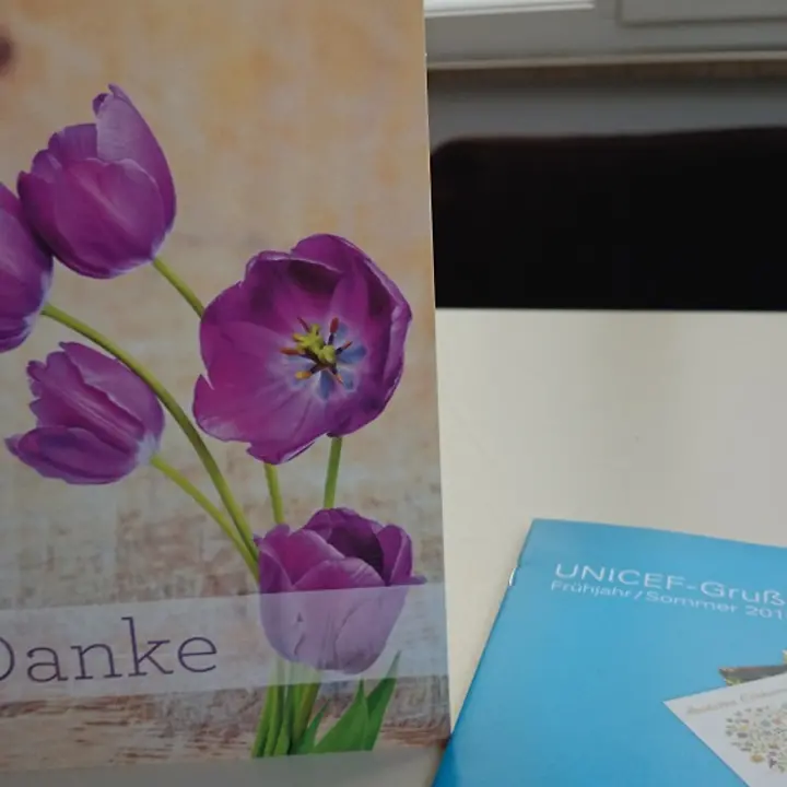 Danke Grußkarte © UNICEF Bremen/privat