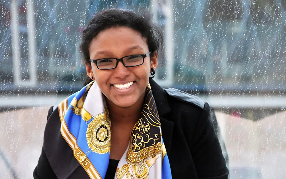 UNICEF-JuniorBotschafterin Sandra aus Frankfurt am Main | © privat JuniorBotschafterin Sandra