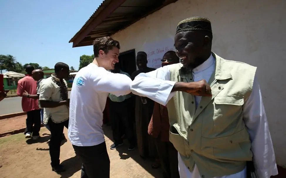 UNICEF-Botschafter Orlando Bloom in Liberia | © UNICEF/Jallanzo Orlando Bloom Liberia