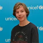 Jugendgipfel J7 2015: David Antonio Zuther vom deutschen Team | © UNICEF/DT2015-21433/Hyou Vielz Jugendgipfel J7 2015: David Antonio Zuther vom deutschen Team