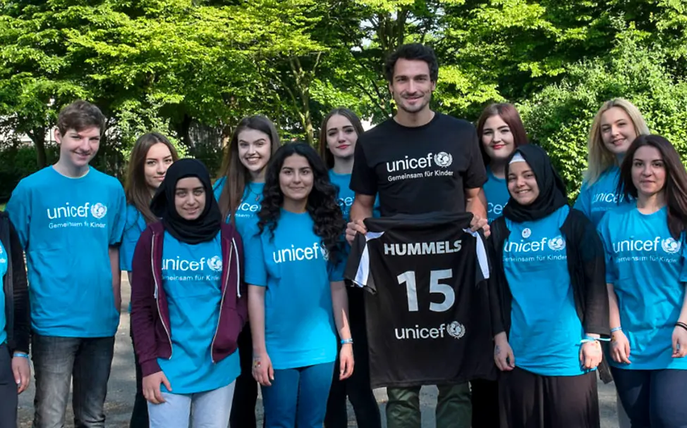 Mats Hummels: Neu im Team UNICEF