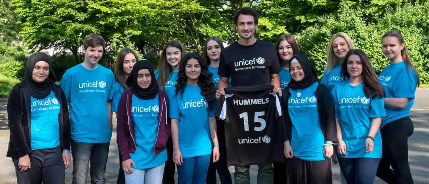 Mats Hummels: Neu im Team UNICEF