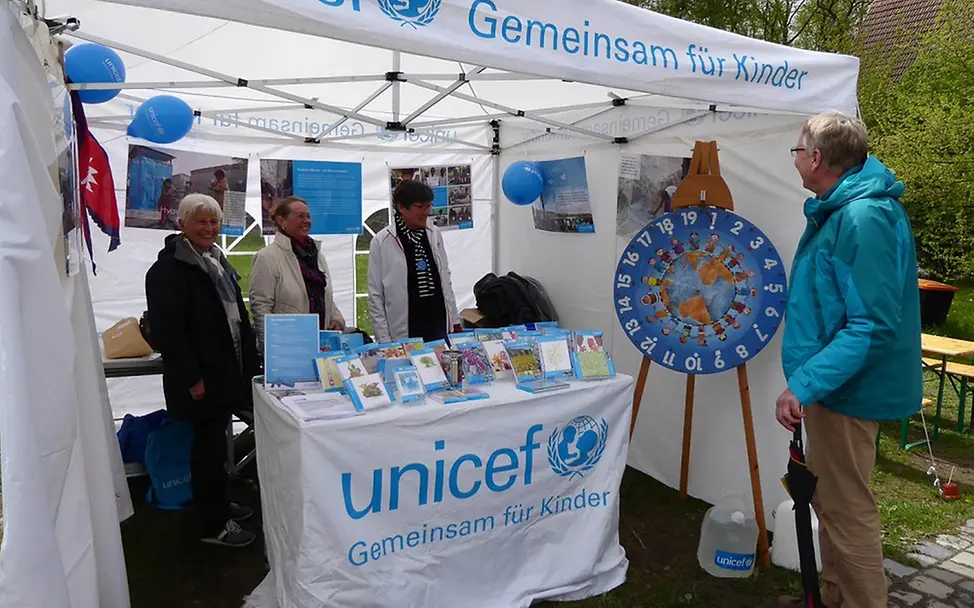 Unicef am Pflanzenmarkt © Petra Schreiber