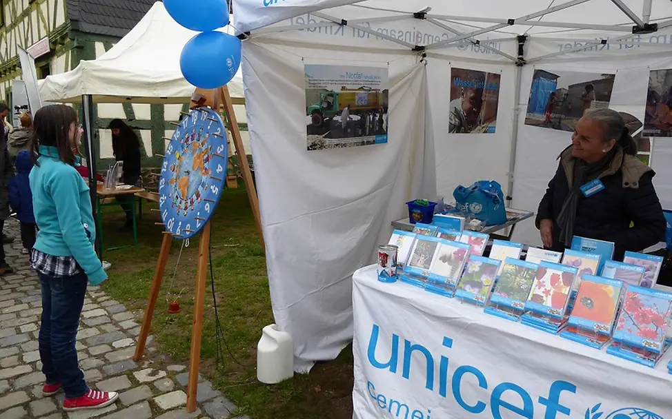 Unicef am Pflanzenmarkt © Petra Schreiber