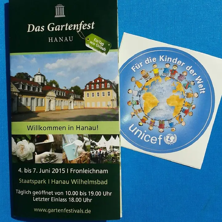 UNICEF auf dem Gartenfest in Hanau © Iris Göksaltik