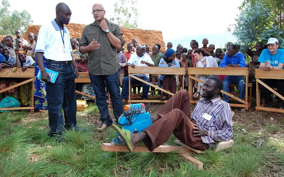 UNICEF Innovationen: Powercycle in Burundi