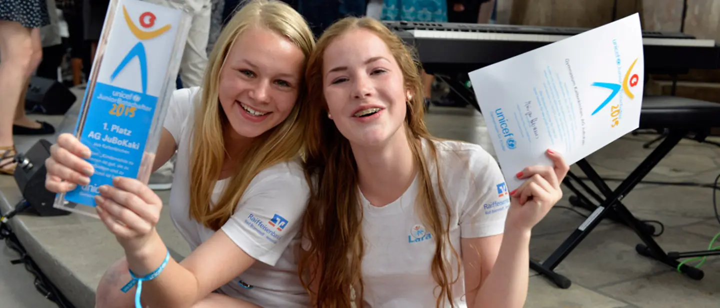 Die UNICEF-JuniorBotschafter 2015 - die JuBoKaKi-AG JuniorBotschafter JuBoKaKi-AG