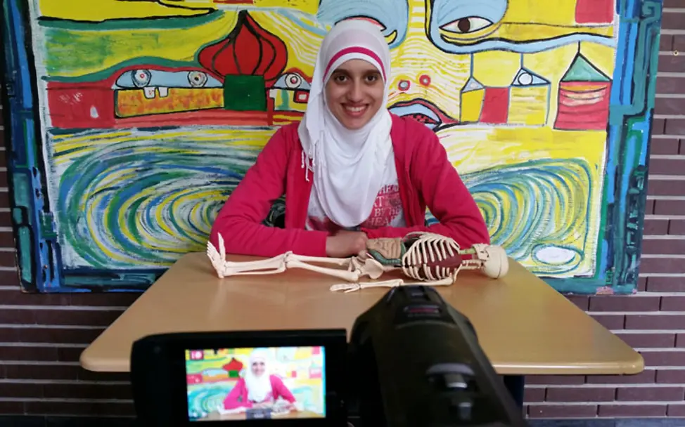 Weltflüchtlingstag: Videodreh mit Flüchtlingskinde in Recklinghausen