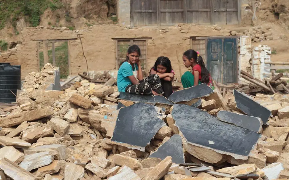 Viele Kinder sind zutiefst verunsichert nach dem Erdbeben