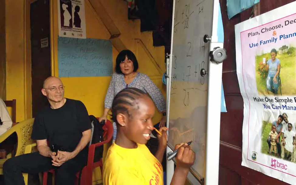 Das Ehepaar Findel in einem Bildungsprojekt in Liberia | © UNICEF/Bücker Ehepaar Findel Liberia