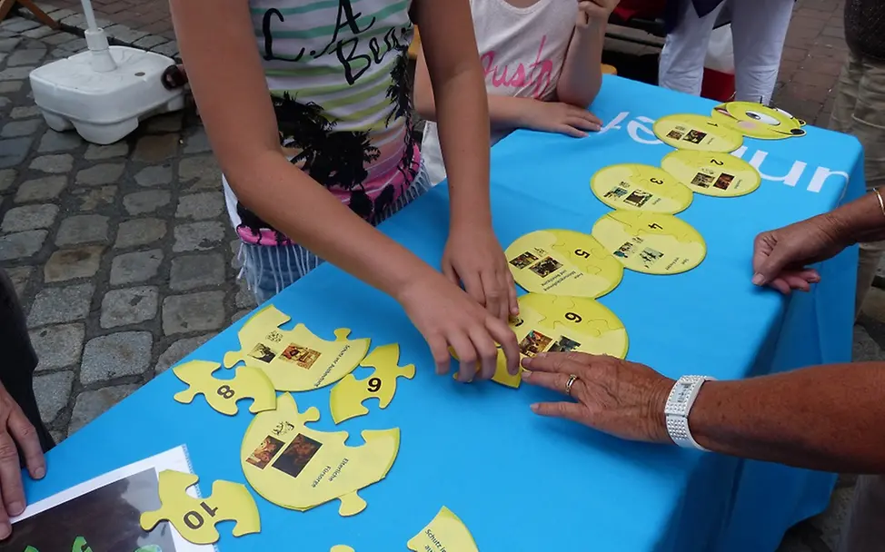 Kinderrechteraupe © UNICEF-AG Landshut/Erbe