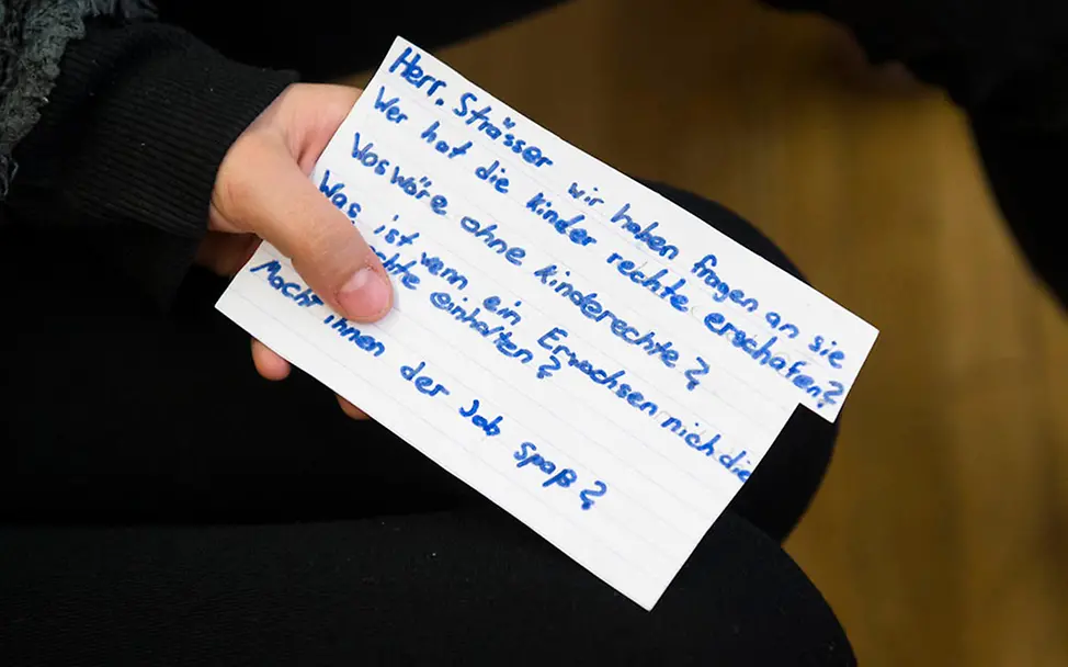 Schüler haben Fragen an die Politiker vorbereitet