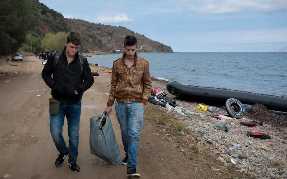 In Europa angekommen: Ali und Ahmad sind auf sich allein gestellt. | © UNICEF/Gilbertson Ali und Ahmad sind in Europa angekommen.