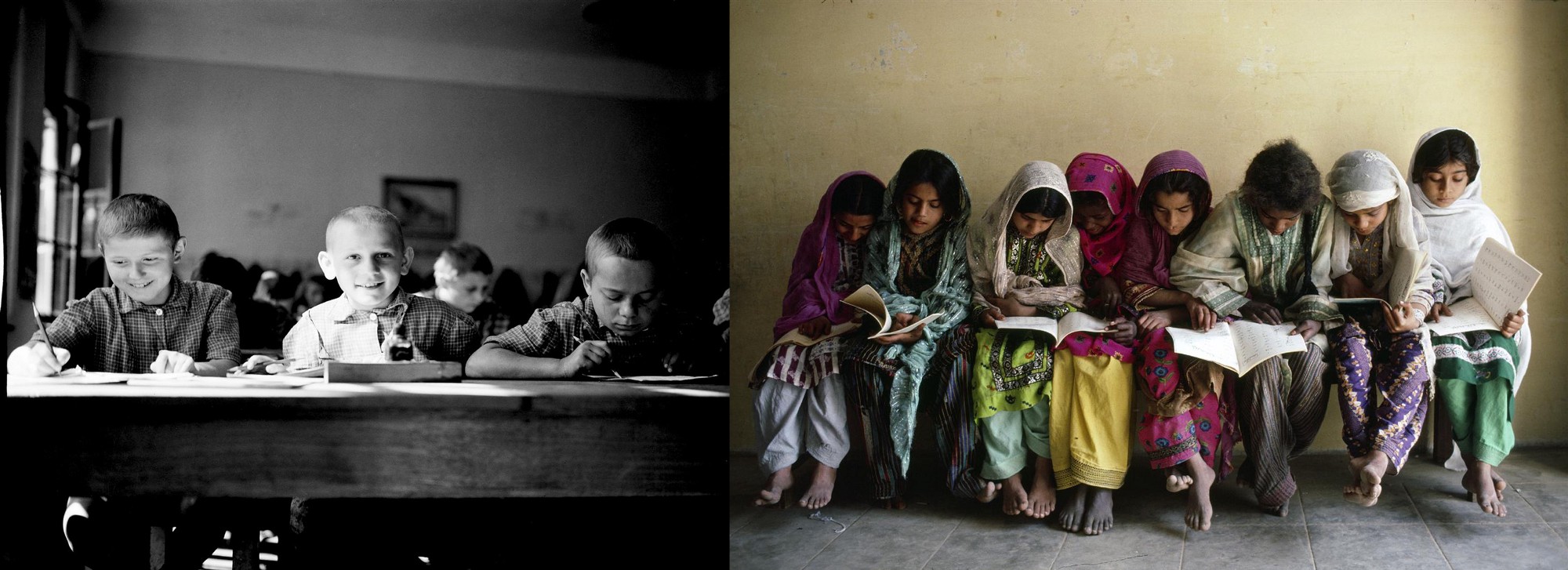 70 Jahre UNICEF: Kinder in Kroatien und Pakistan in der Schule