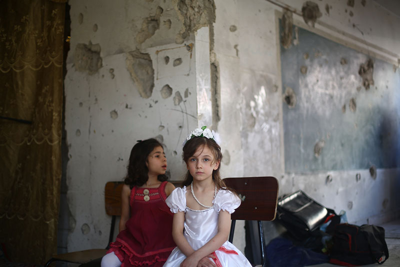 Syrien: Die Kinder, die aushalten müssen | © Mohammed Badra (epa)