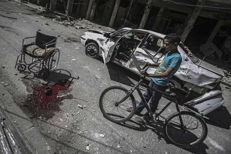 Syrien: Die Kinder, die aushalten müssen | © Mohammed Badra (epa)