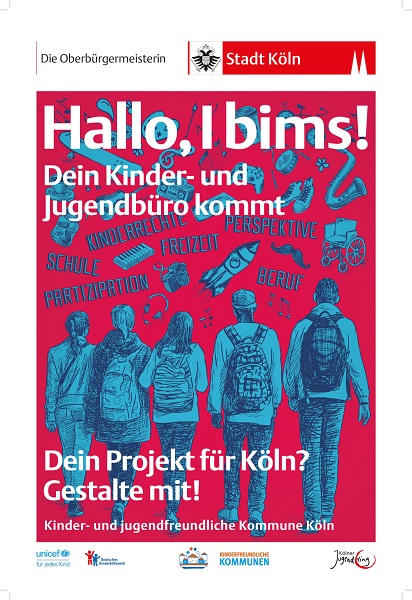 Köln wird zur "Kinderfreundlichen Kommune": Plakatwerbung