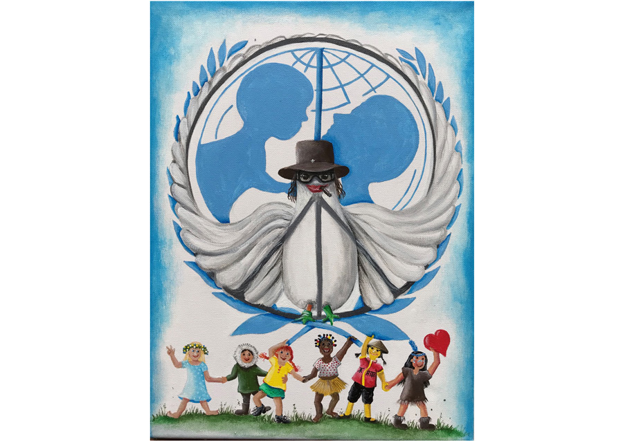 Peacezeichen von Gesa Tams-Koll | © Gesa Tams-Koll Peacezeichen- Wettbewerb: Bild für das Udo-Gewinnspiel