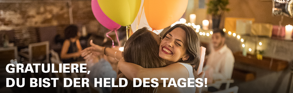 Spendenaktion zum Thema "Geburtstag"