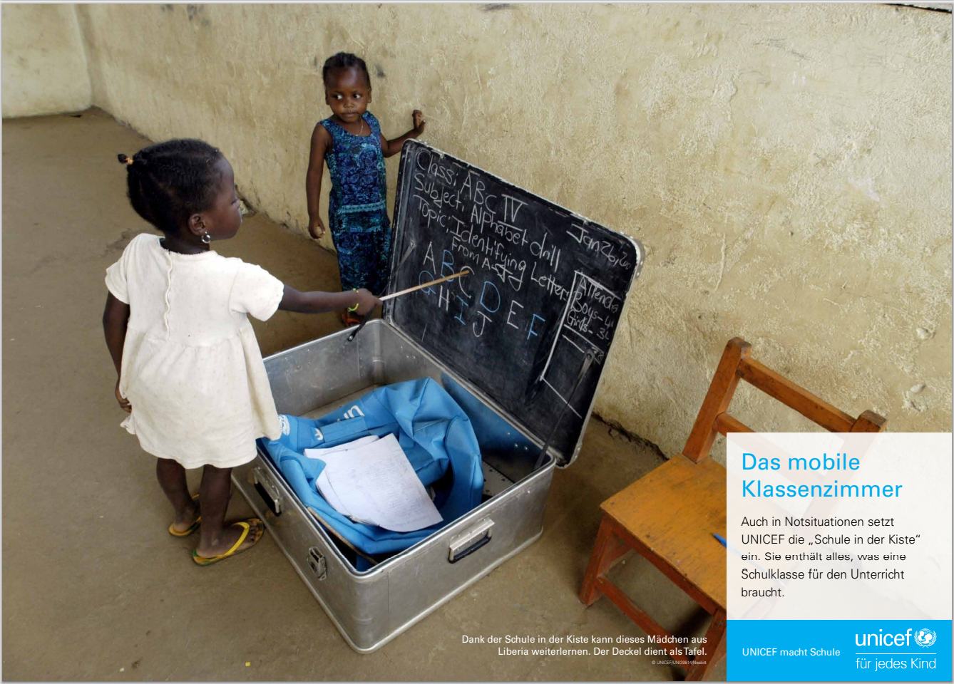 Ausstellung »UNICEF macht Schule« © UNICEF/UNI39814/Nesbitt Ausstellung »UNICEF macht Schule«