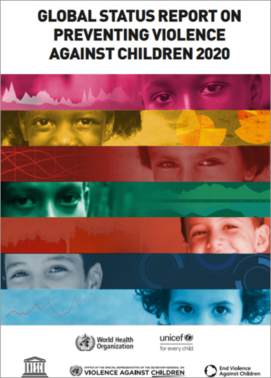 Global status report on preventing violence against children 2020 | © World Health Organization 2020 Cover des globalen Reports zu Gewalt gegen Kinder 2020