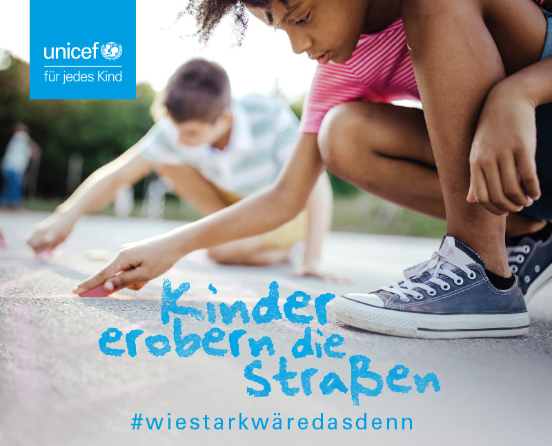 Kinder erobern die Straßen zum Weltkindertag 2020 | © iStock.com/Pekic Plakat Weltkindertag 2020: Kinder erobern die Straßen #wiestarkwäredasdenn