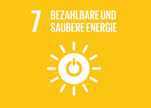 Nachhaltigkeitsziel 7: Bezahlbare und saubere Energie | © Vereinte Nationen Icon Nachhaltigkeitsziel 7: Bezahlbare und saubere Energie