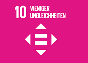 Nachhaltigkeitsziel 10: Weniger Ungleichheiten | © Vereinte Nationen Icon Nachhaltigkeitsziel 10: Weniger Ungleichheiten
