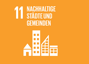 Icon Nachhaltigkeitsziel 11: Nachhaltige Städte und Gemeinden