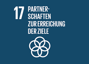 Nachhaltigkeitsziel 17: Partnerschaften zur Erreichung der Ziele | © Vereinte Nationen Icon Nachhaltigkeitsziel 17: Partnerschaften zur Erreichung der Ziele