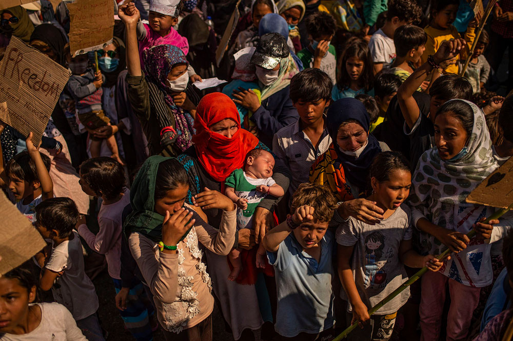 Lesbos, Greece: The flames of misery | © Angelos Tzortzinis, Greece (AFP) Lesbos, Greece: The flames of misery