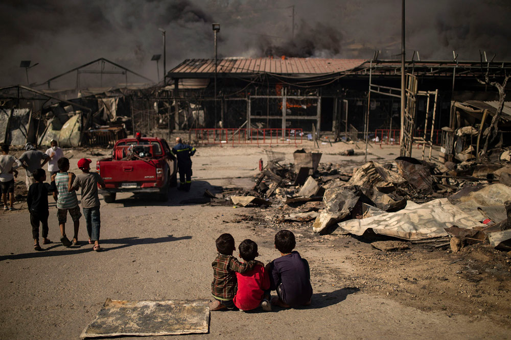 Lesbos, Griechenland: Die brennende Not | © Angelos Tzortzinis, Griechenland (AFP) Lesbos, Griechenland: Die brennende Not