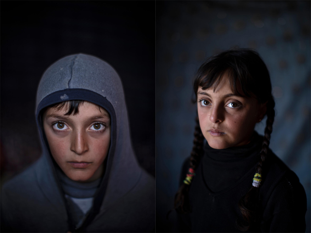 Portrait: Ahmad Mahmoud/Zahra Mahmoud | © UNICEF/Muheisen Portrait: Ahmad Mahmoud/Zahra Mahmoud