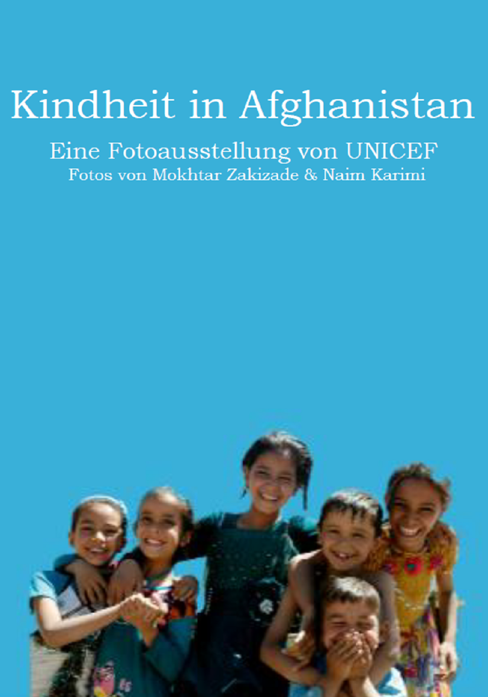 Flyer "Kindheit in Afghanistan" © UNICEF