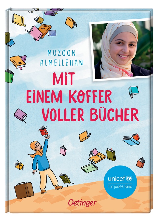 Mit einem Koffer voller Bücher 