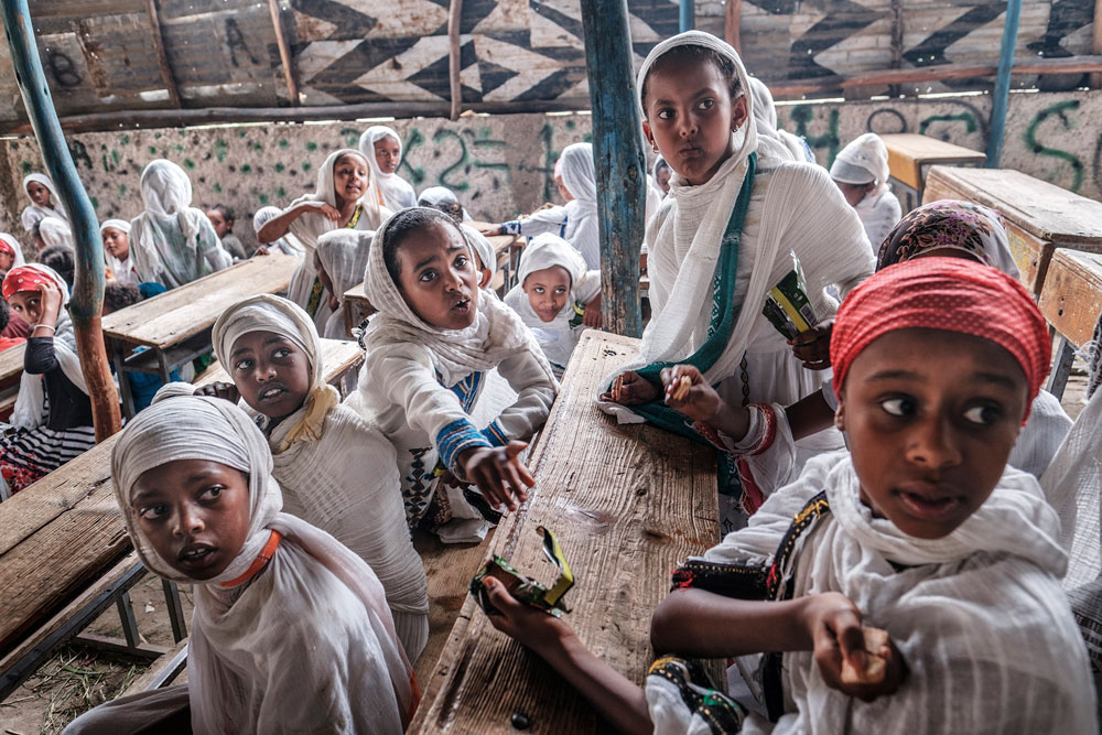 Tigray, Äthiopien: Zuflucht zu den Büchern | © Eduardo Soteras, Argentinien, AFP (Agence France Press) Tigray, Äthiopien: Zuflucht zu den Büchern