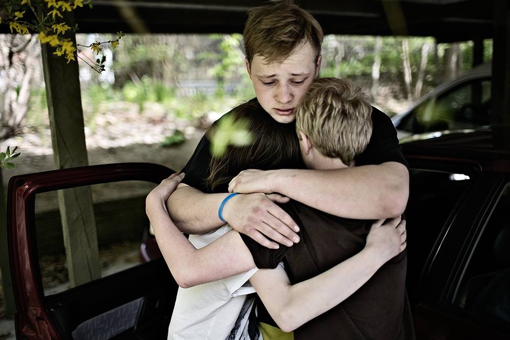 Wenn die Familie geschlossen wird. © Joachim Adrian/Danish School of Photojournalism