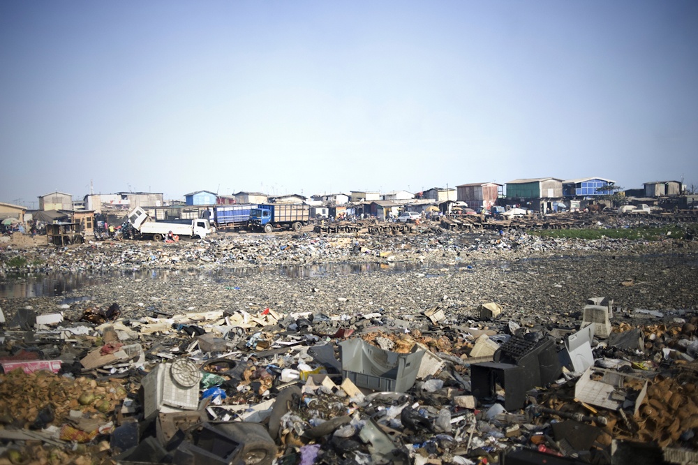 Ghana: Waste export to Africa. | © Kai Löffelbein/University of Applied Sciences and Arts, Hannover