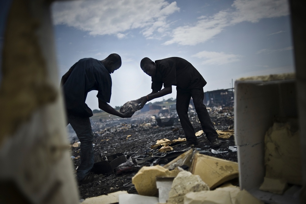 Ghana: Waste export to Africa. | © Kai Löffelbein/University of Applied Sciences and Arts, Hannover