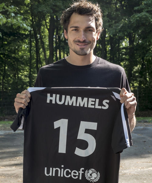 Mats Hummels: Willkommen im Team UNICEF